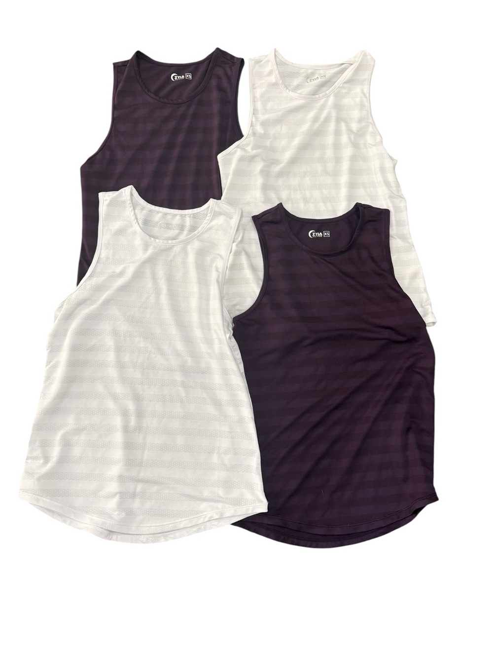 Zyia Cubana Muscle tanks Plum/White Size XS